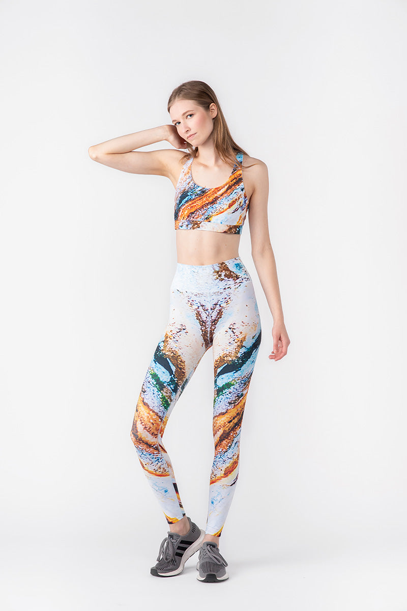 Artist's Palette High-Waisted Legging + Racerback Sports Bra